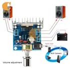 Плата усилителя звука TDA7297 Версия B, 9 В постоянного тока, 15 в, цифровой силовой модуль, двухканальный стерео усилитель 15 Вт x 2, управление громкостью