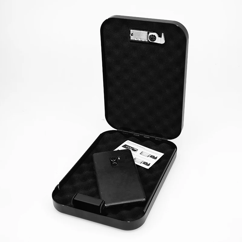 Portable Password Safes Car Safebox Gun Valuables Money Jewelry Storage Box Security Strongbox 1mm Cold-rolled Steel Sheet | Безопасность