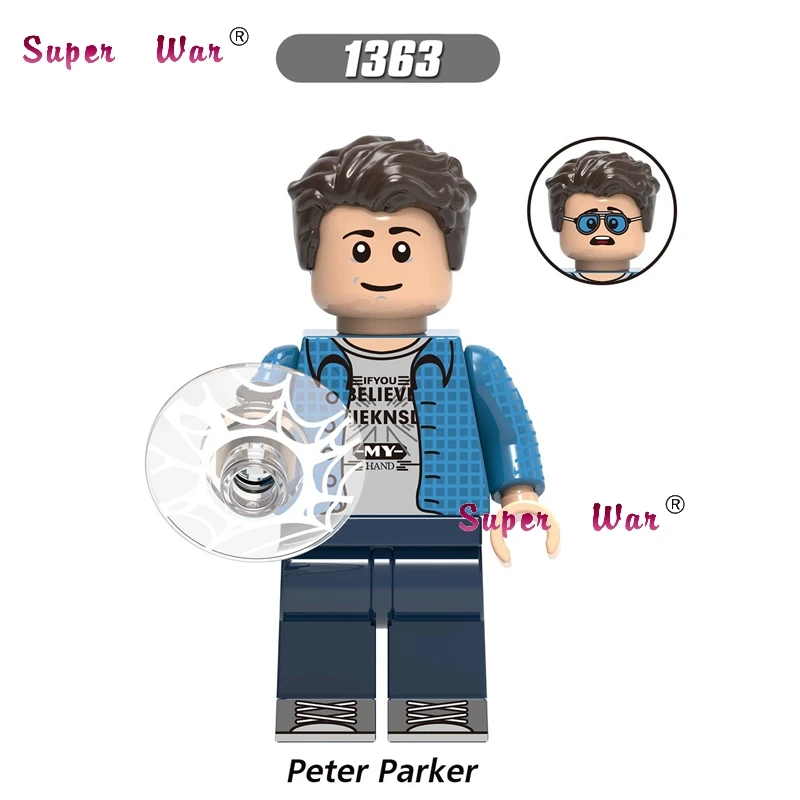 XH1363 Одиночный Мстители эндгейл Локи один арбалон Питер Паркер Quicksilver Kingpin Tony Stark красный череп карликовые строительные блоки Детская игрушка - Цвет: XH1363
