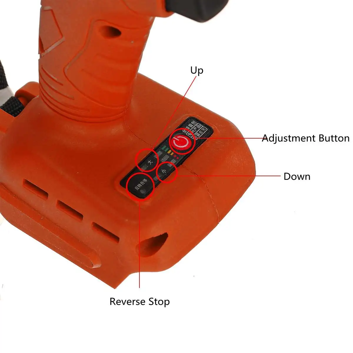 

18V Electric Brushless Impact Wrench 32mm 588N.m Torque Rechargeable 1/2 Socket Wrench Power Tool Cordless For Makita Battery