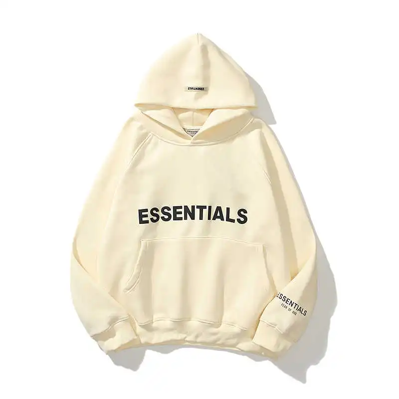 

Embroidered Hooded Sweatshirt Women Reflective Letter Print Hoodies Men's Women's Hoodie High Street Top 100% Cotton Sweatshirts