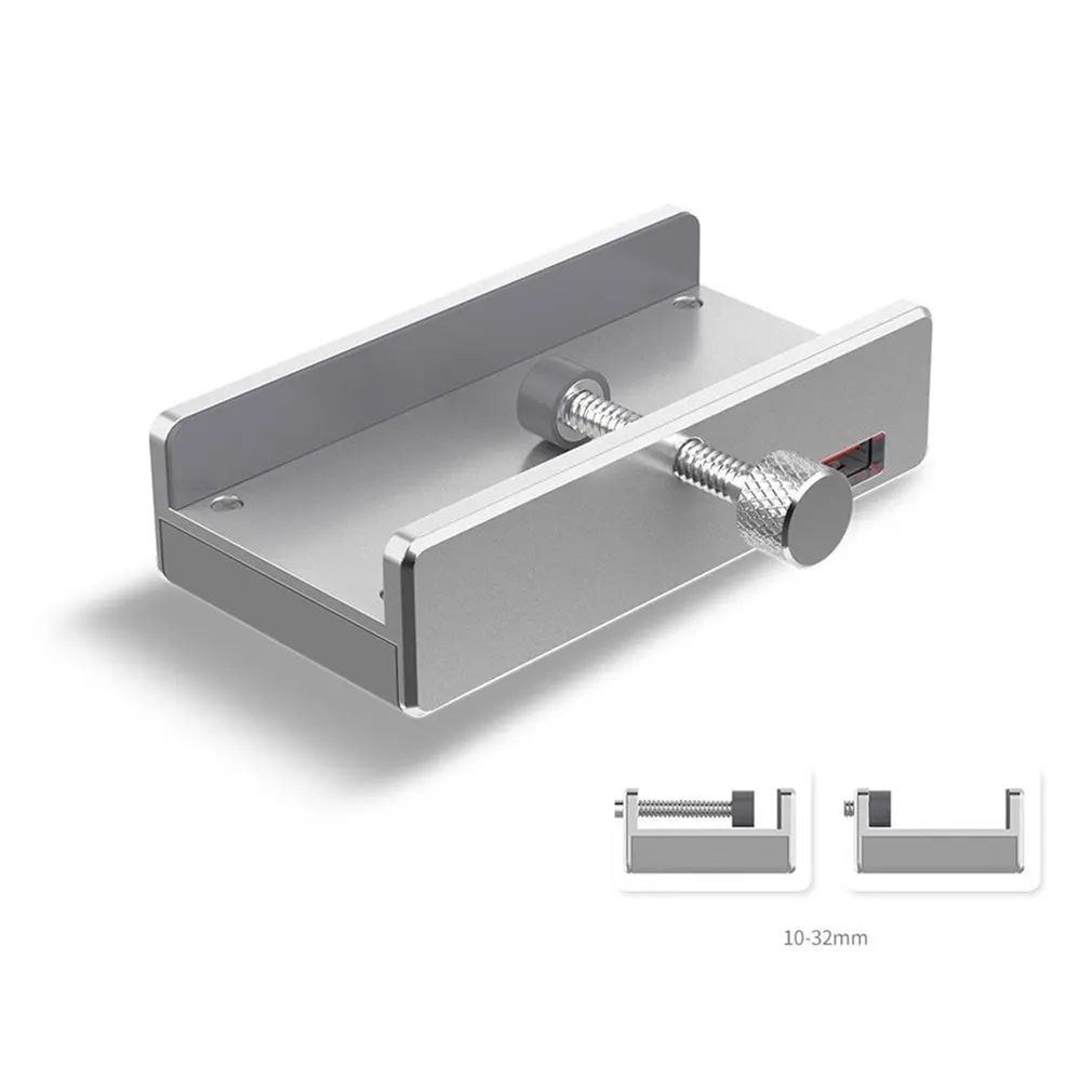 

ORICO MH4PU Aluminum 4 Ports USB 3.0 Clip-type HUB For Desktop Laptop Clip Range 10-32mm Splitter Adapte With 100cm Date Cable