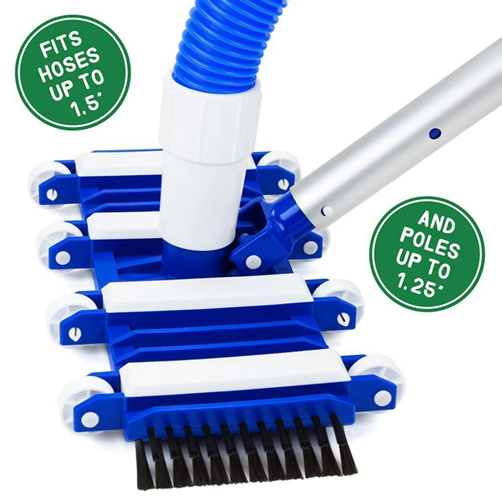 

14inch Replacement Parts Flexible Professional Hot Tub Underwater Spa Swimming Pool Vacuum Head Cleaning Tool Durable Suction