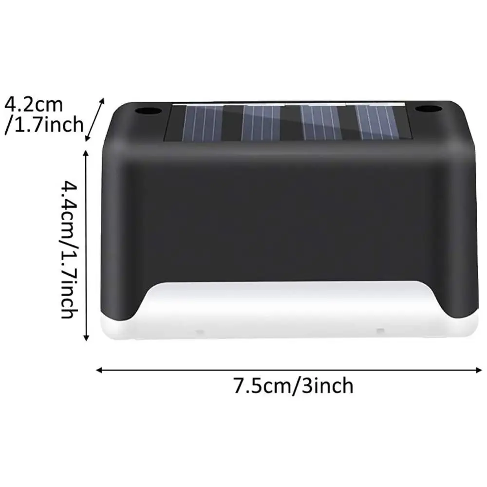 Солнечный фонарь для забора уличсветодиодный Светодиодная лампа лестниц