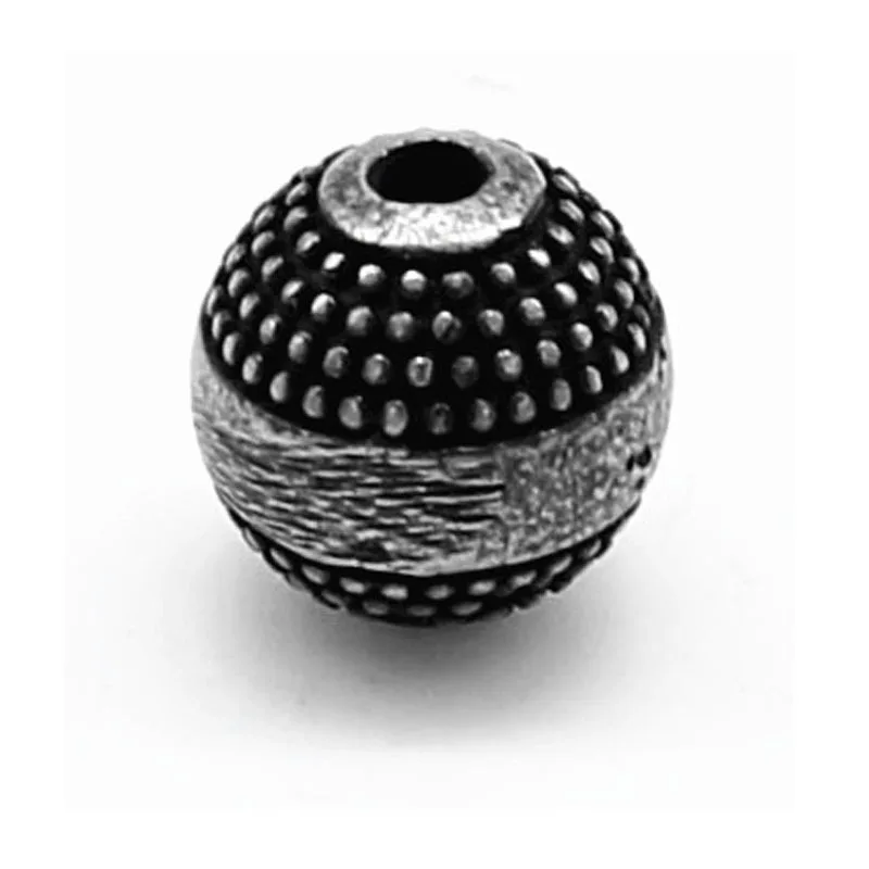 Бусина прокладка Бисер для изготовления ювелирных изделий мяч ретро золото и