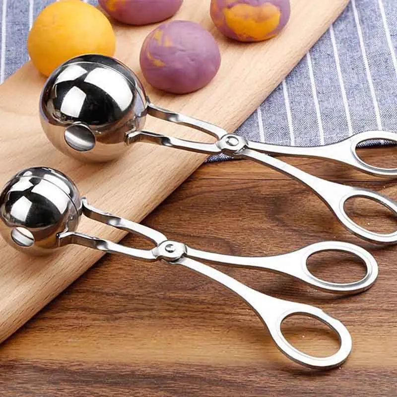 Кухня удобный аппарат для приготовления фрикаделек Нержавеющая сталь зажим