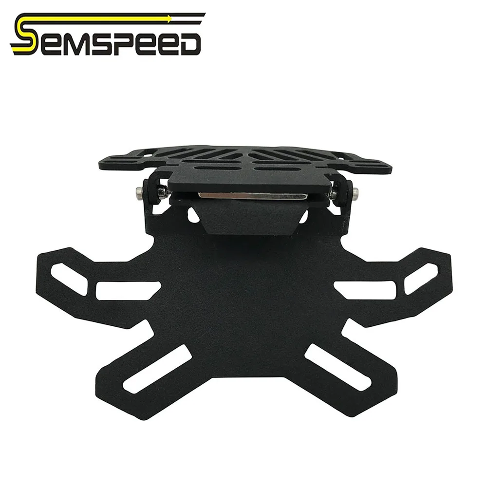 SEMSPEED Универсальный держатель номерного знака для мотоцикла светодиодный