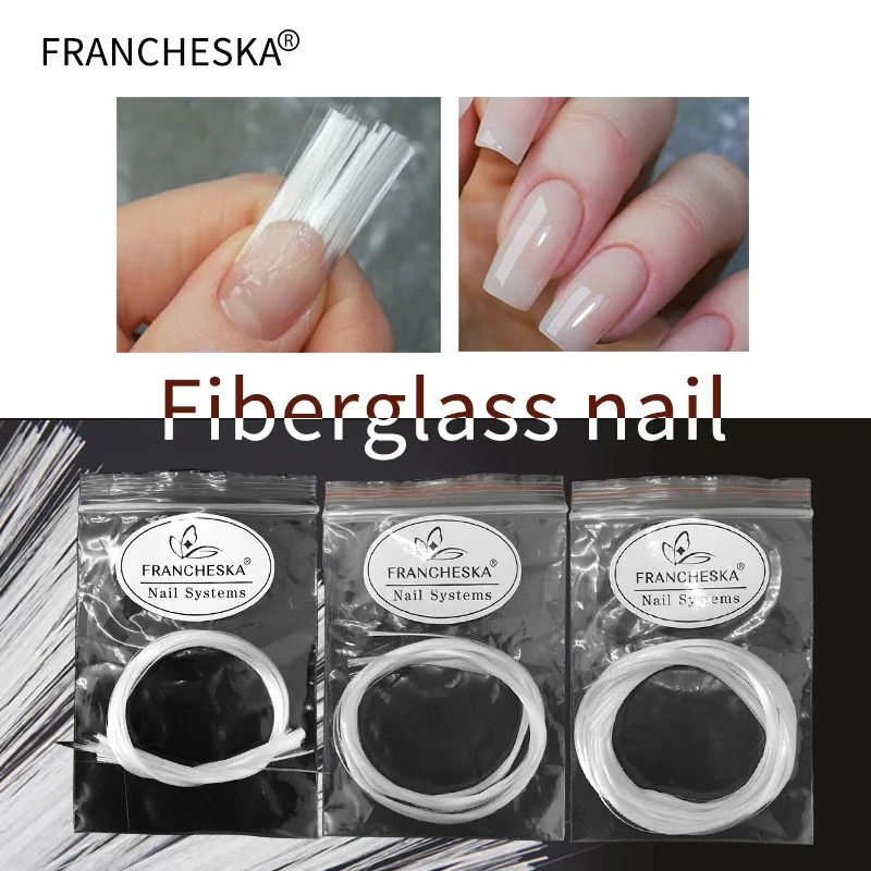 NEW Magic Nail Art Non-woven Silk Fiberglass UV Gel Tips Extension Fiber Kit for Nail Extension Form Silks UV Gel Building