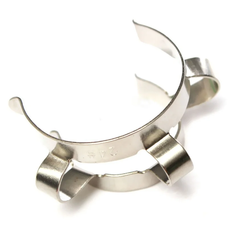 

2pcs 24# Stainless Steel Clip Keck Clamp for 24/29 24/40 Glass Ground Joint