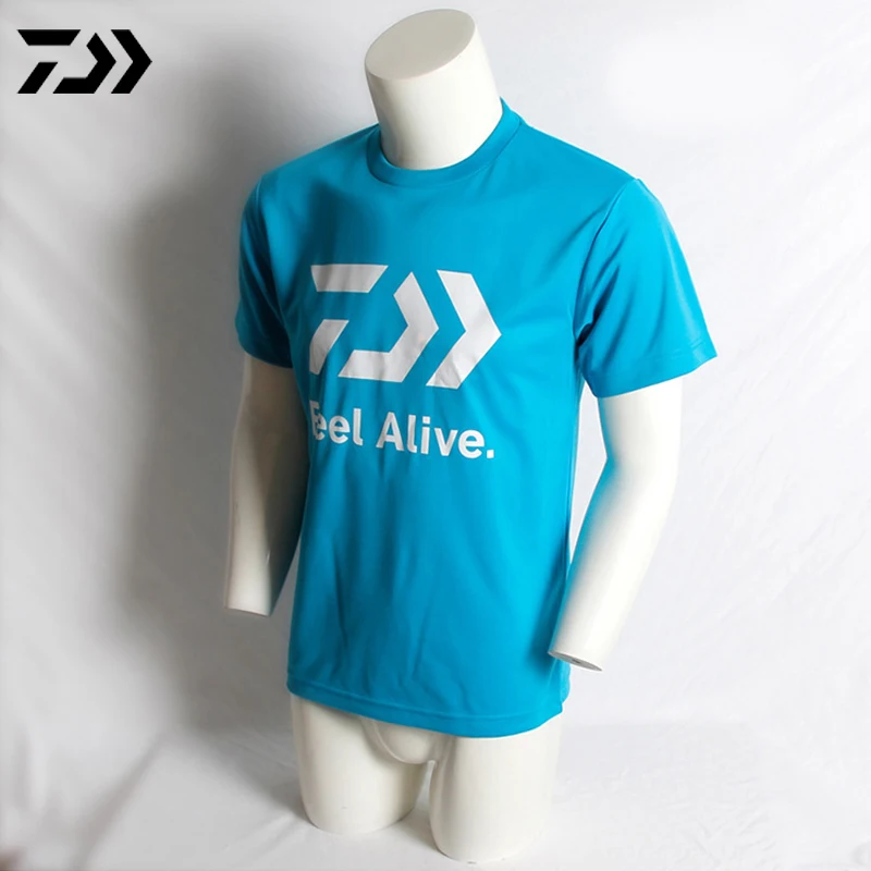 Новинка футболка для рыбалки одежда на открытом воздухе Спортивная