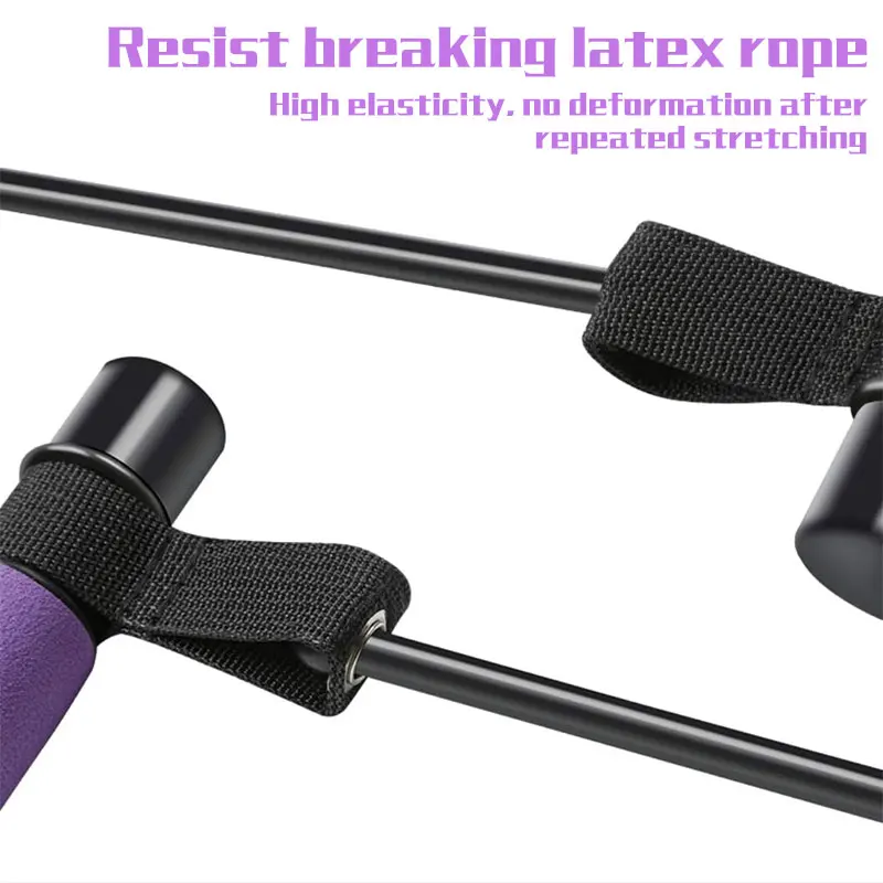 

Yoga Resistance Elastic Bands Pilates Bar Gym Stick Workout Multi-functional Equipment Bodybuilding Training Gym Tretch Stick