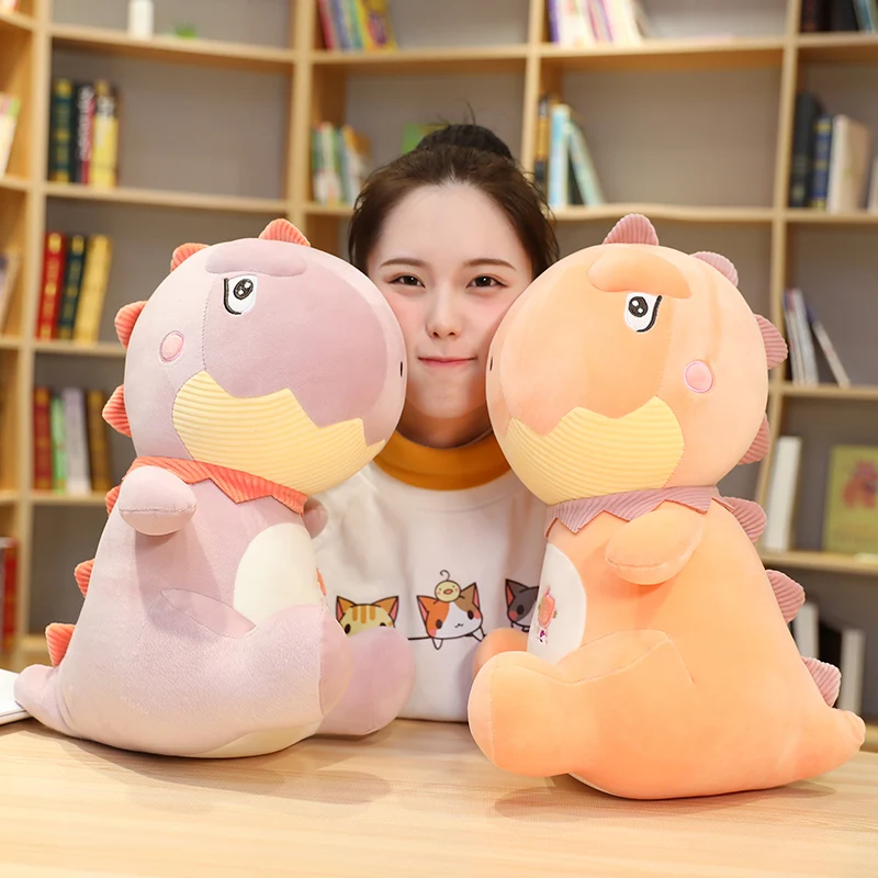 1 шт. яркая плюшевая игрушка динозавр пуховая хлопковая кукла тираннозавр рекс