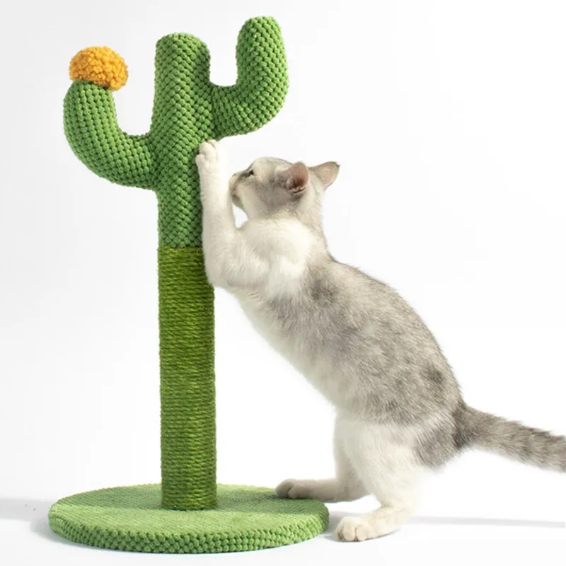 

2021 Cats Scratcher Cat Tree Tower Condo Couch Protector Furniture Cat Shelf Excersice Scratching Post Cactus Cats For Toys