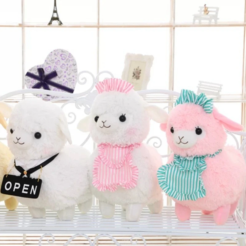 

Hot 1PC 45CM Cute Couples Alpaca Plush Toys Soft Plush Alpacasso Alpaca Dolls Stuffed Animal Toy Girl Children Birthday Gift