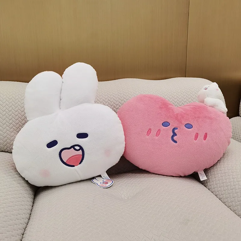 40 см Ins супер милый белый кролик розовое сердце плюшевая игрушка - Цена: 12.75