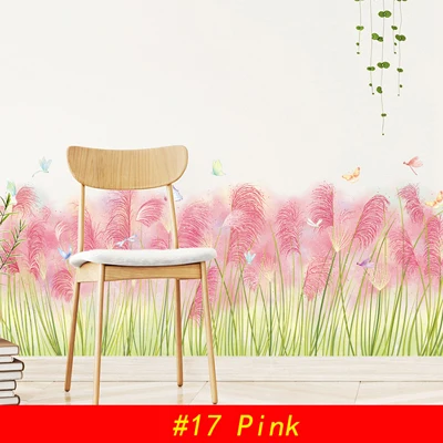 Flamingo Queen Wall Stickers Home Decor Living Room Bedroom Kids Girls Room Nursery Decoration Art Murals Baseboard Vinyl Decals - Цвет: 112X46CM