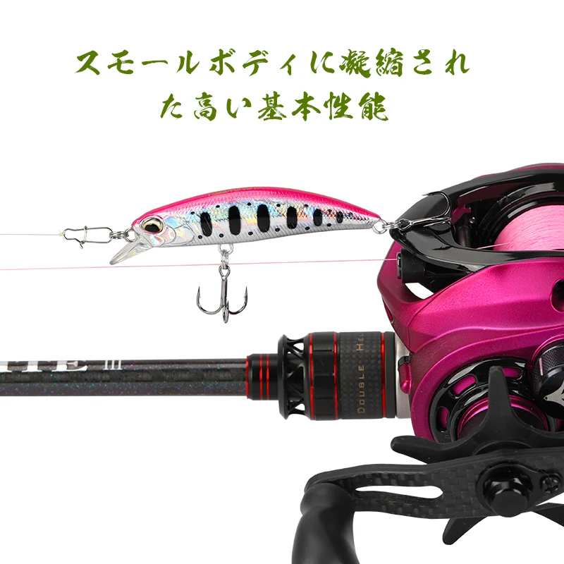 TSURINOYA New Fishing Lures Sinking Minnow 60S DW67 60mm 6.1g Bass Pike Mini Minnow Crank Wobbler Model Crank Hard Baits model