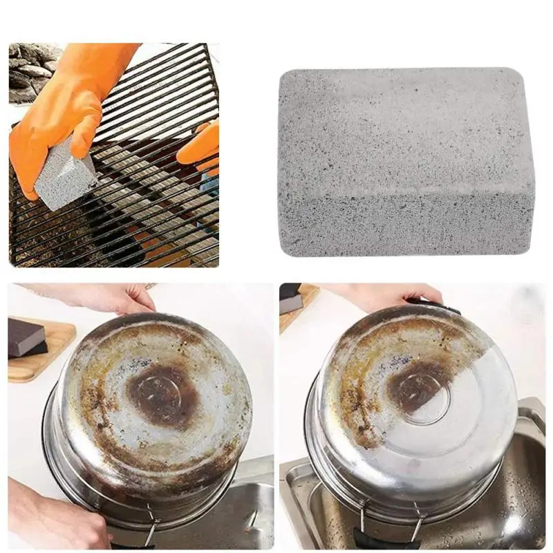 

1PCS/4PCSPCS Durable BBQ Scraper Pumice Grill Cleaner Brick Block Barbeue Griddle Cleaning Stone Kitchen Tool