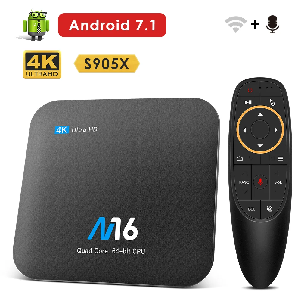 2020 Android TV Box S905X 4K H.265 медиаплеер 3D видео 2 4G Wifi Smart телеприставка|ТВ-приставки и