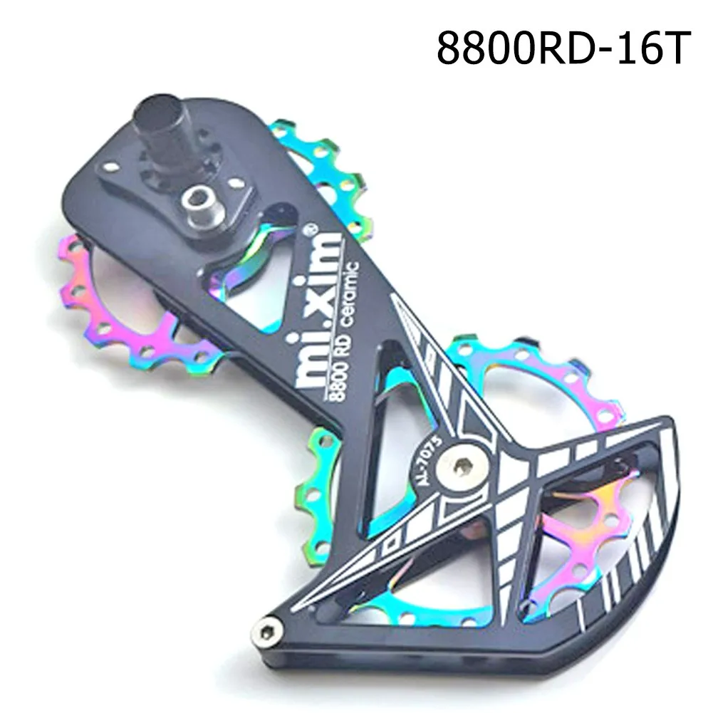 

Bicycle Ceramic Rear Derailleur 16T Speed Oversized Pulley Guide Wheel System For 8800RD Bike Colorful Accessories Ultra-light