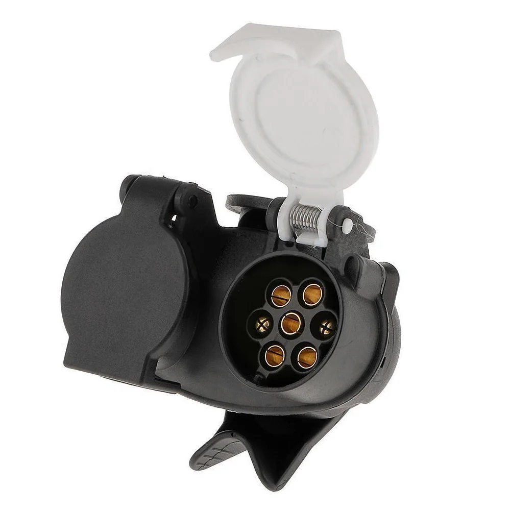Durable Waterproof 13 Pin to 7 Euro Trailer Towing Ca-ravan Dual Socket Plug Adapter Connector | Автомобили и мотоциклы