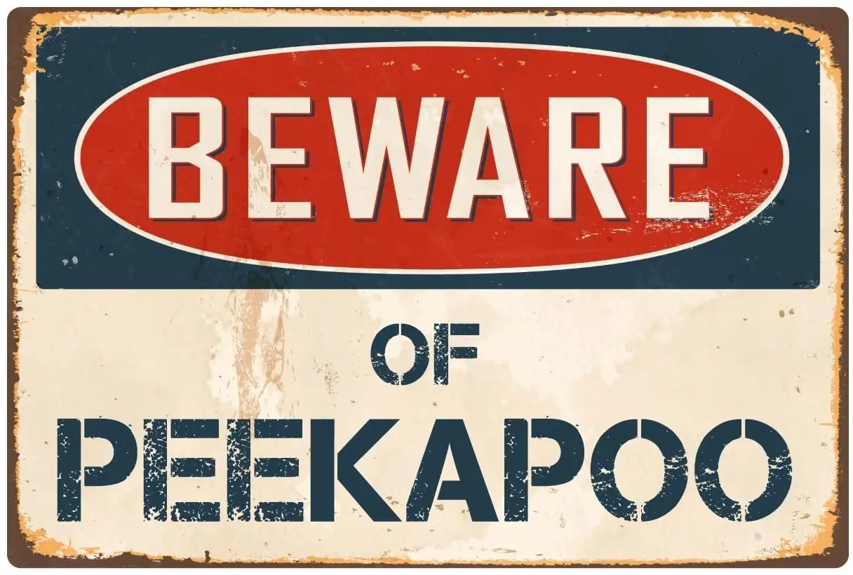 

Наклейка, пират, остерегайтесь Peekapoo 8x12, винтажный Алюминиевый металлический знак Ретро VS321