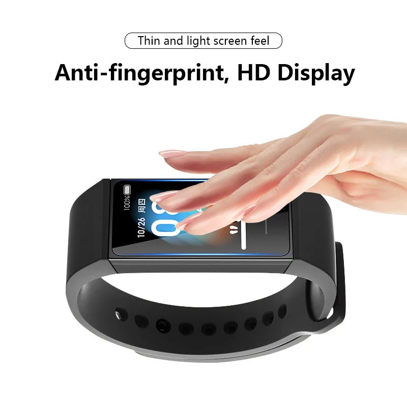 Закаленное стекло для Redmi Band защита экрана от воды масла отпечатков пальцев 2/4 шт.