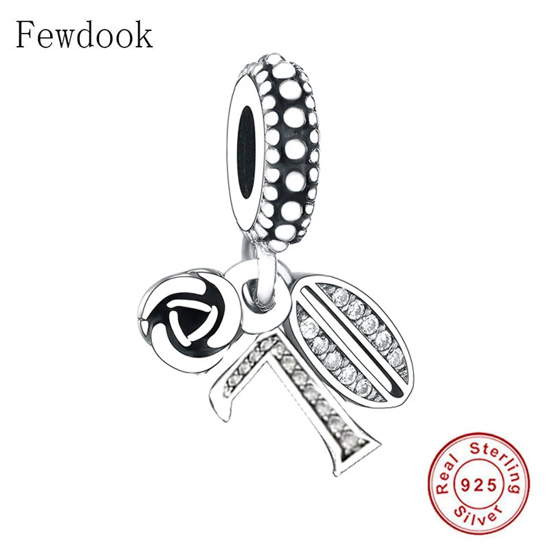 

Fit Original Pan Charm Bracelet Authentic 925 Silver Number 13 Bead For Making Birthday Anniversary Pendant Berloque 2020
