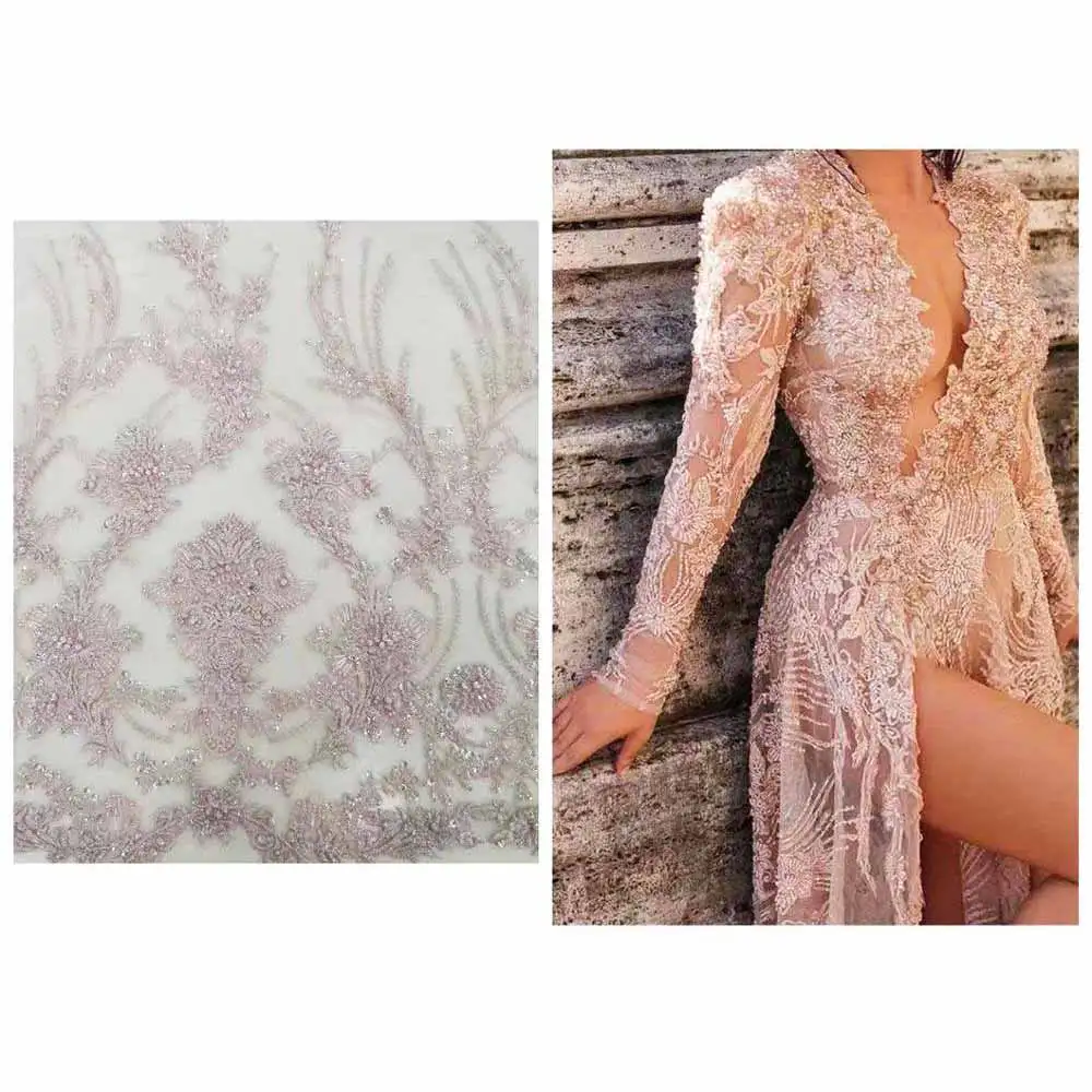 Кружевная вышивка белого цвета бусины ручной работы блестки кристаллы кисточки