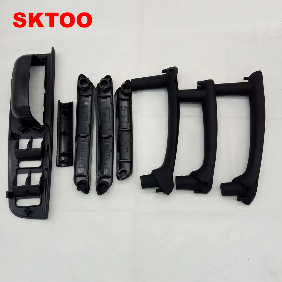 8 шт./компл. черная Межкомнатная дверная ручка с отделкой для Volkswagen Passat B5