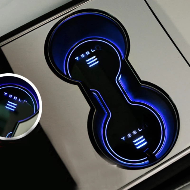 Модификация подходит для Tesla Model 3 светодиодсветодиодный подставка воды