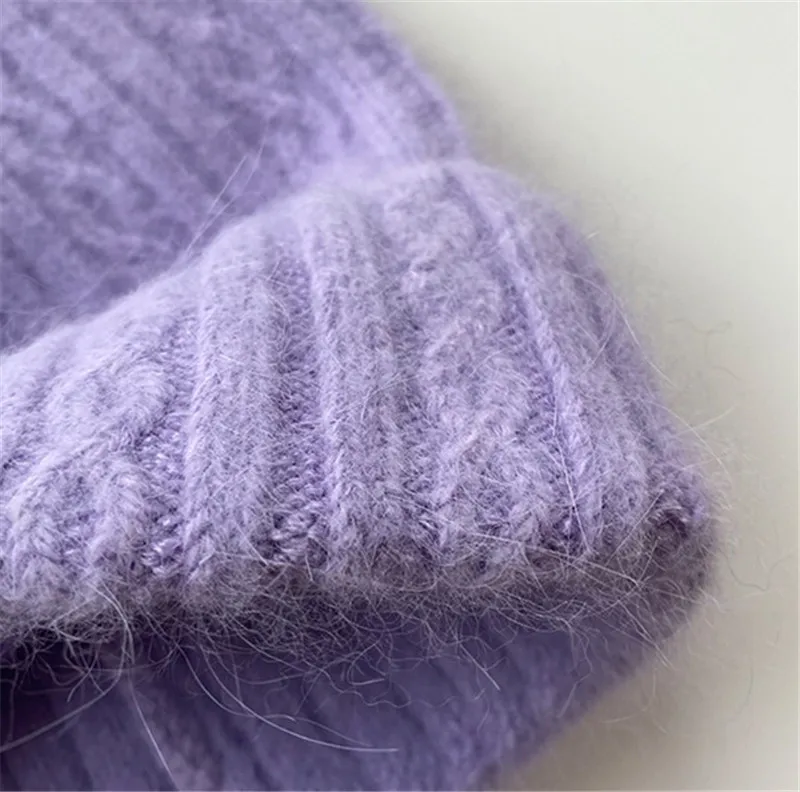 

Wool Beanie Hat for Women Winter Spring Knitted bonnet Hats for Women Stocking Cap Female Girls Skullies Beanies