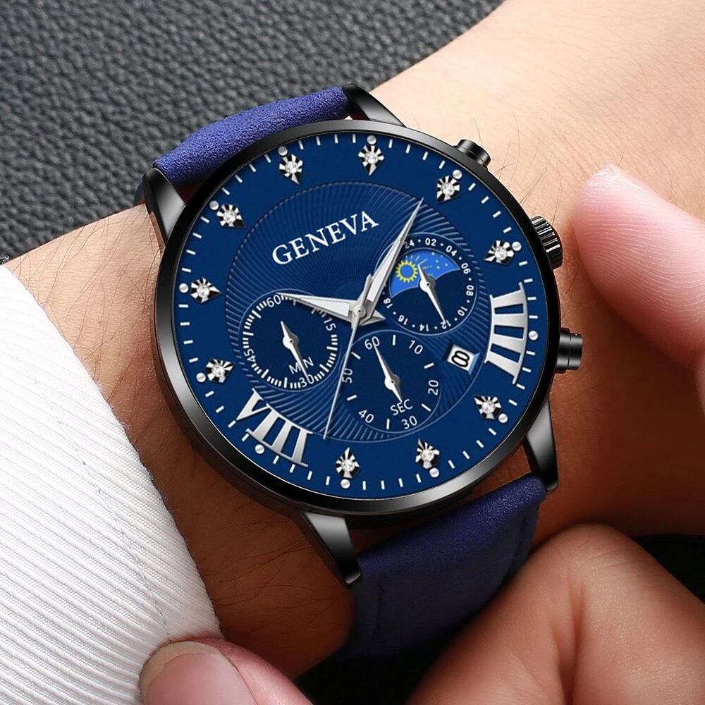 

2021 New Fashion Watch Men Luxury Top Brand Sport Quartz Clock Men's Stainless Steel Clock Men Wrist Watch Relogio Masculino