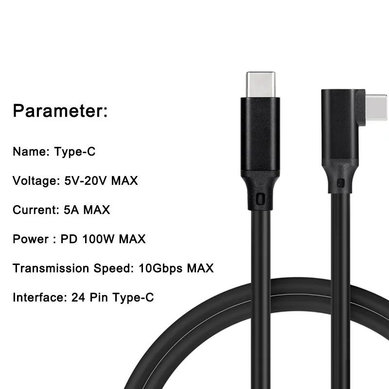 Локоть 0 2 м 5 1 100 Вт PD 5A USB3.1 Type-C кабель 4K 60 Гц USB-C Gen 10 Гбит/с | Электроника