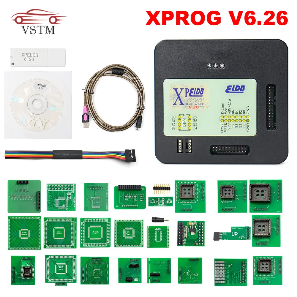Новое поступление XPROG V6.26 V6.12 V6.17 добавьте авторизацию V5.84 Φ M металлическая