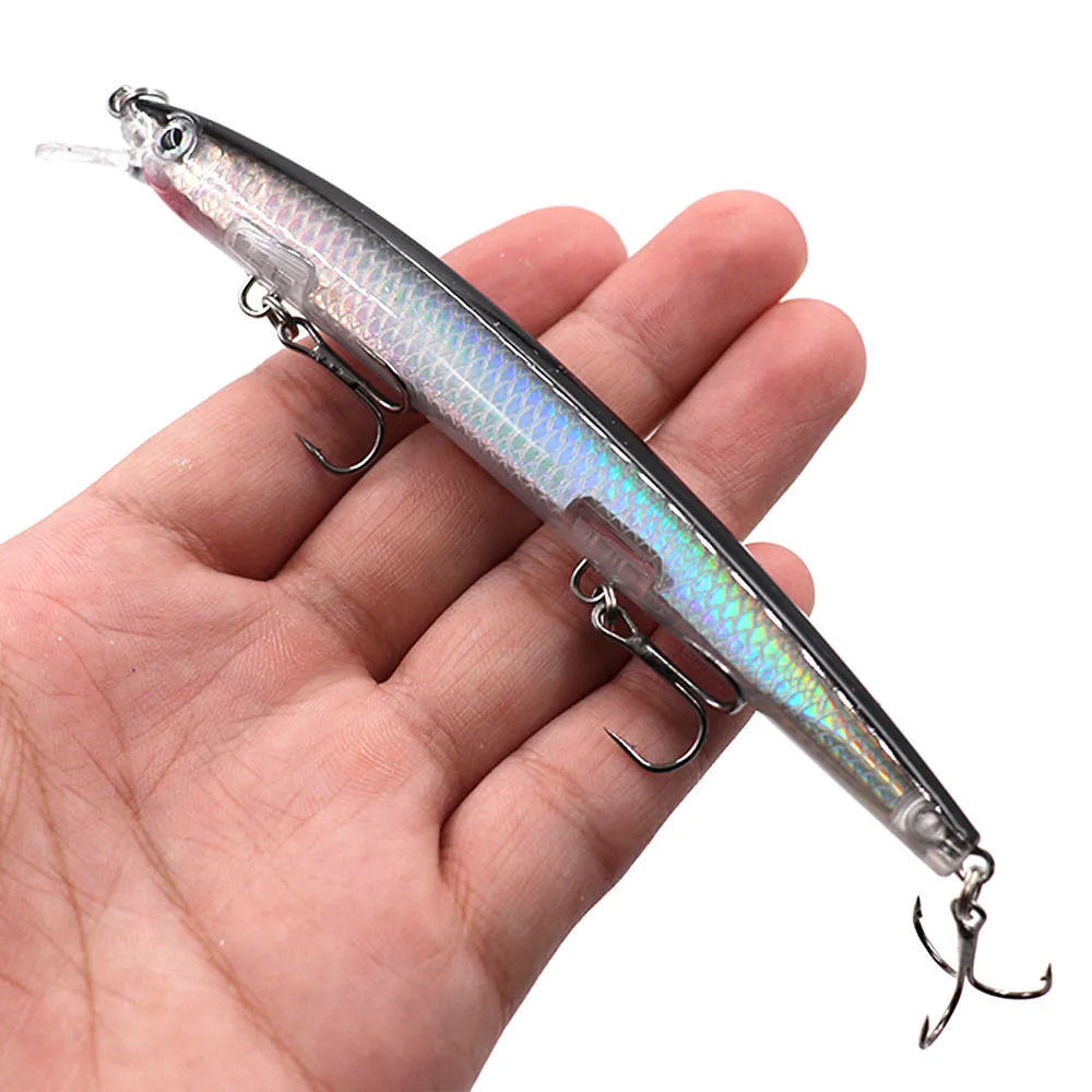 

Fishing Wobblers 13.5cm 15.5g Hard Bait Long Minnow Crank Fishing Lures Bass Fresh Salt Water Fishing Tackle