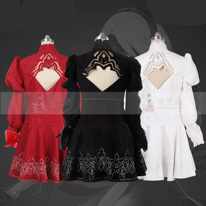 Наряд Nier Automata 2B для косплея аниме платье на Хэллоуин униформа Бесплатная