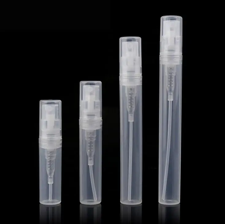 

1000pcs/lot 2ml 3ml 5ml Small Perfume Bottle Empty Plastic Spray Perfume Bottle, Sample Perfume Vials For Sale SN837