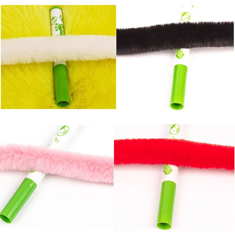 Мягкая Белая пушистая лента из искусственного кроличьего меха сделай сам