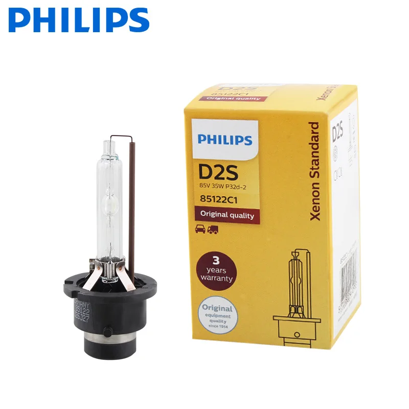 Сменные ксеноновые лампы Philips HID D2S 1 шт. 35 Вт 4200 к|Лампы для автомобильных фар
