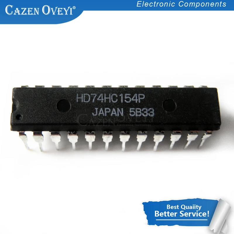 1pcs/lot CD74HC154EN SN74HC154N DIP-24 MM74HC154N Encoder decoder multiplexer and demultiplexer Line Decoder In Stock - купить по