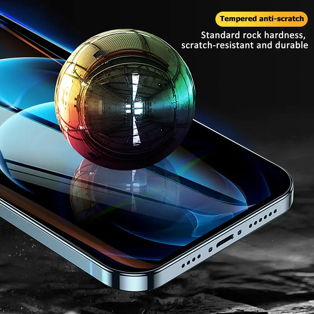 9D полное закаленное стекло для iPhone 13 12 11 Pro Max Mini SE 6 s 7 8 Plus XR X XS защита экрана