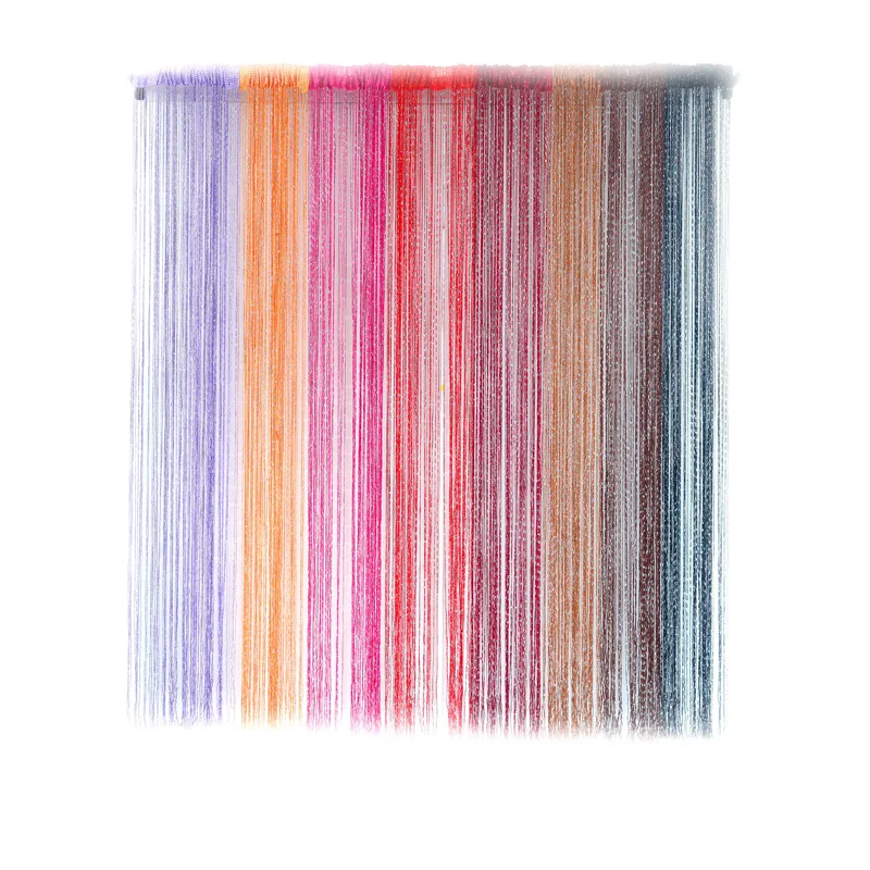 Занавеска с перегородкой для комнаты занавеска ширмой мухи блестящая висячая