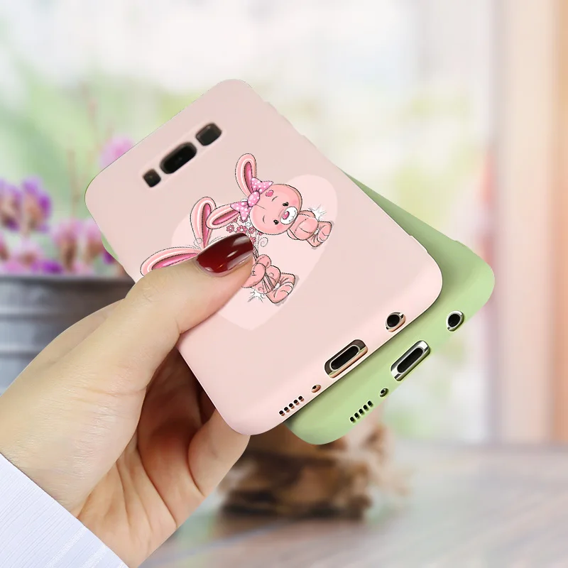Чехол для Samsung A8 2018 силиконовый мультяшный Galaxy J6 J4 Plus A6 A7 мягкий чехол A5 J3 J5 J7 2017 2016
