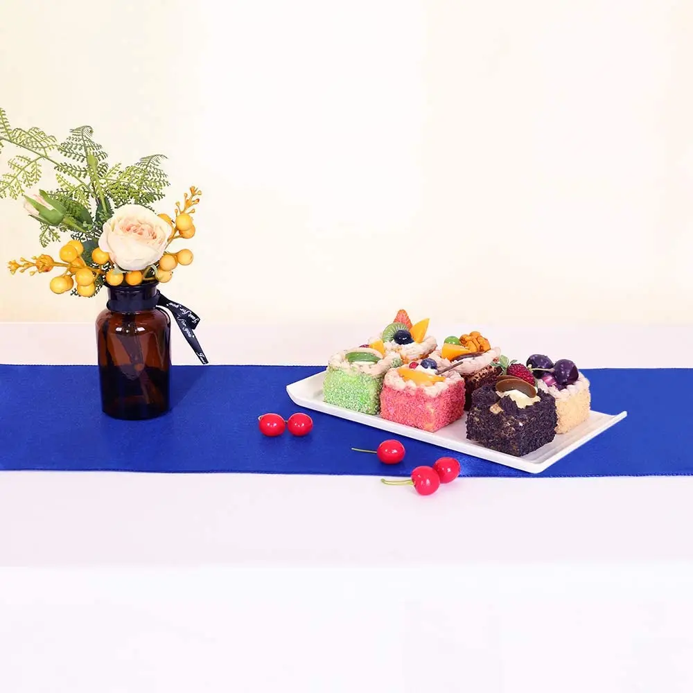 10 шт. ярко-голубые искусственные украшения для свадьбы банкета обеденного стола