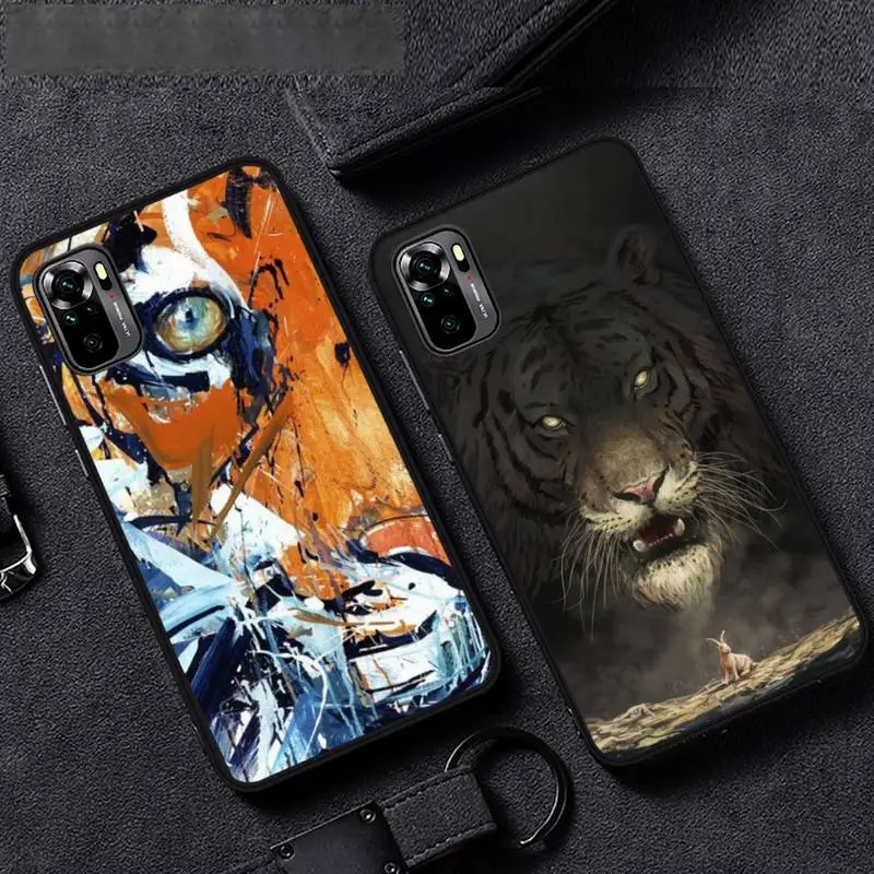 

tiger Phone Case For Xiaomi Mi 11 Redmi Note 7 8 9 pro 8T 9T 9S 9A 10 Lite pro