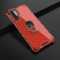 honeycomb armor magentic ring stand case for huawei p30 pro y9 y7 y6 prime 2019 honor 9x 20 lite nova 5i pro hard pc back cover