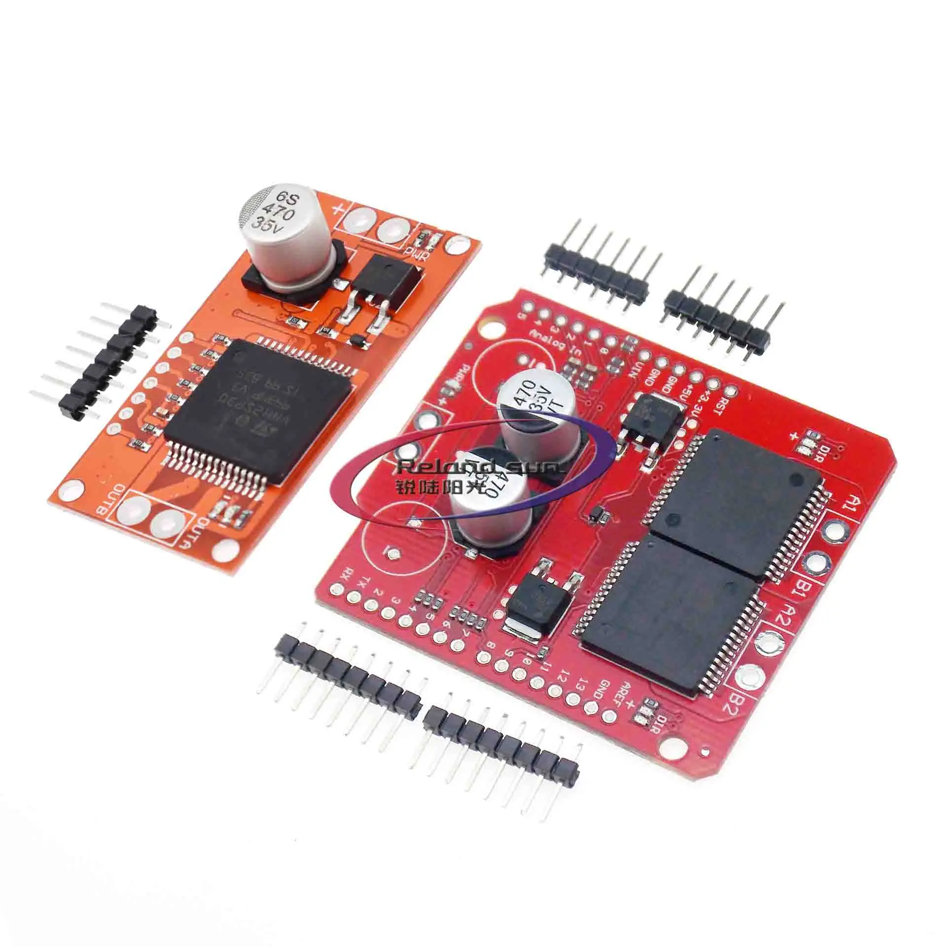 

VNH2SP30= VNH3SP30 Moto Shield Full Bridge Stepper Motor Driver Module High Current 30A Drive Board For Arduino Replaced L298N