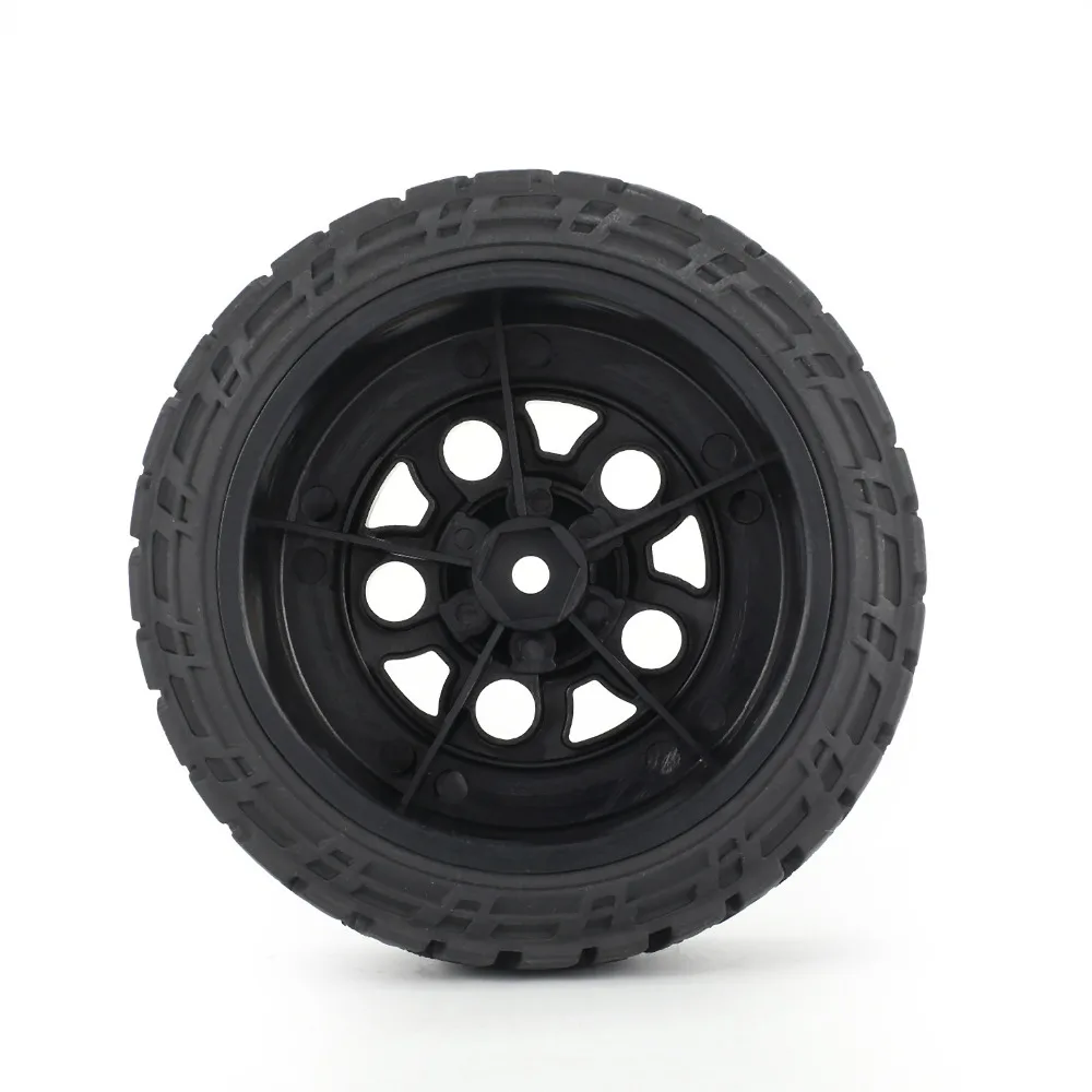 

4pcs AUSTAR 110mm Rim Rubber Tyre Wheel Set Kit Spare Parts Accessories for Traxxas Slash 4X4 RC4WD HPI HSP Crawler Car Model
