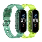 Ремешок Pulseira для Xiaomi Mi Band 6 5 4 3, сменный Браслет из ТПУ для Amazfit Band 5, аксессуары для наручных часов